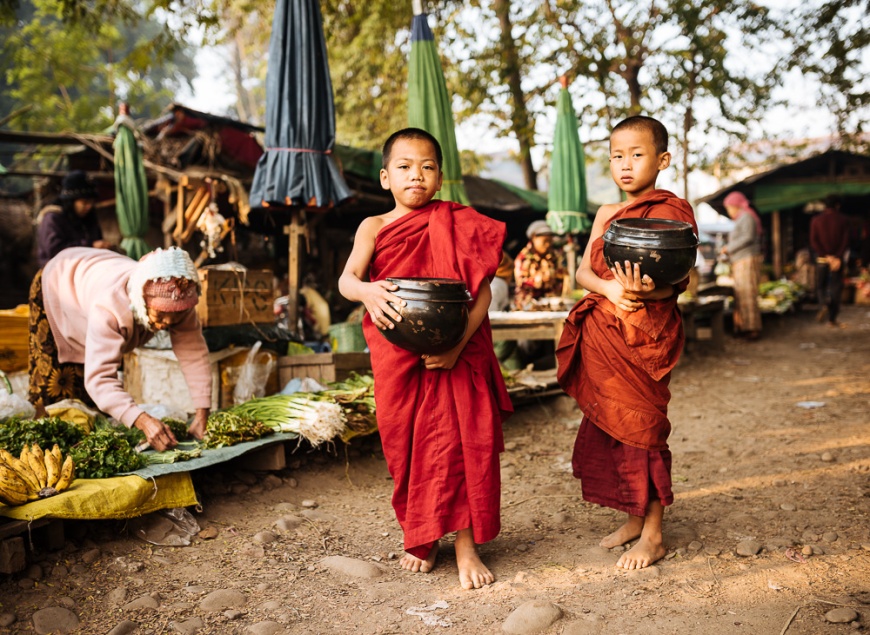 Hsipaw Morning Market, Hsipaw, Shan State, Myanmar, Asia